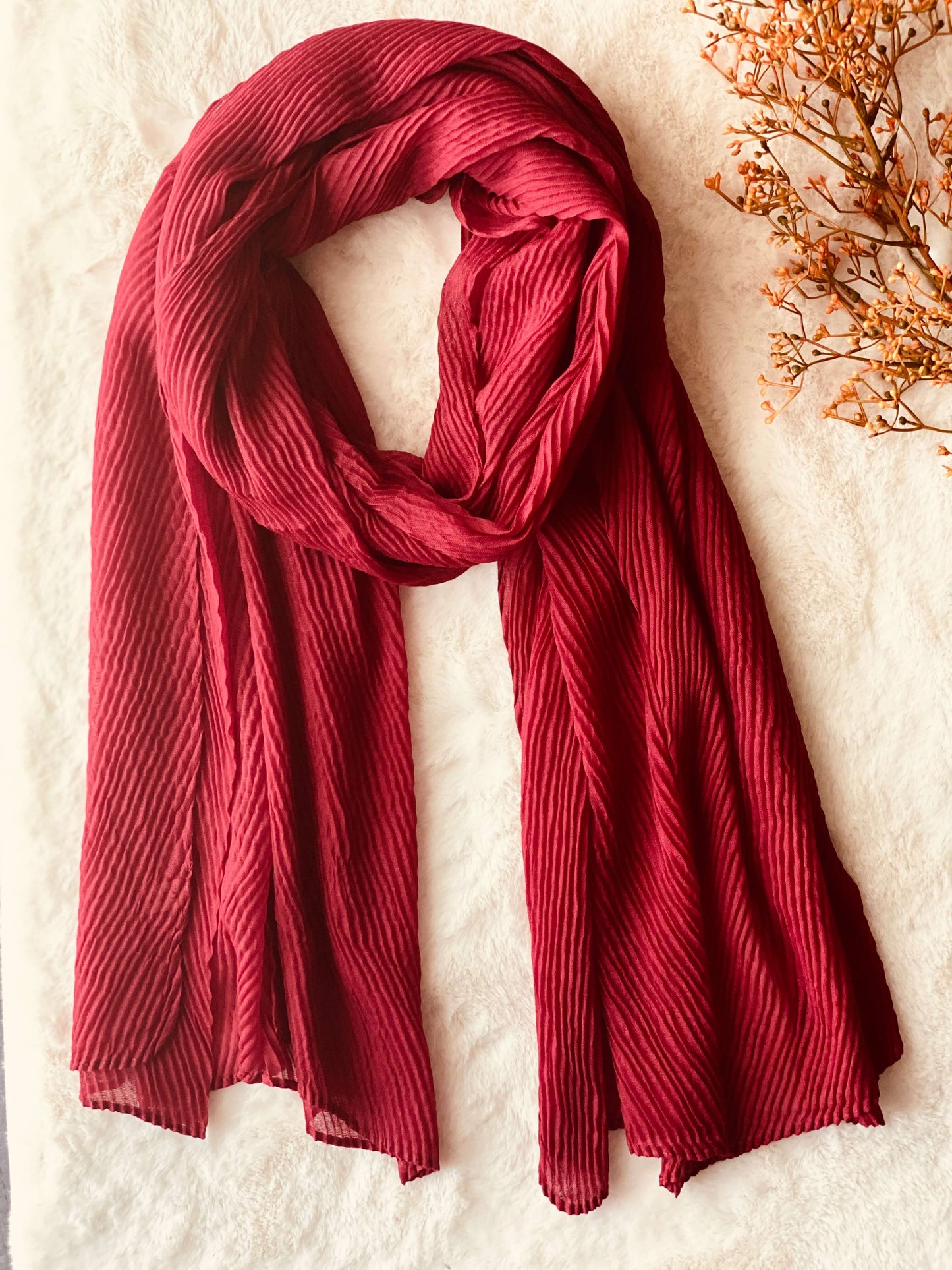 5 Soft Crinkle Crimp Hijab Bundle