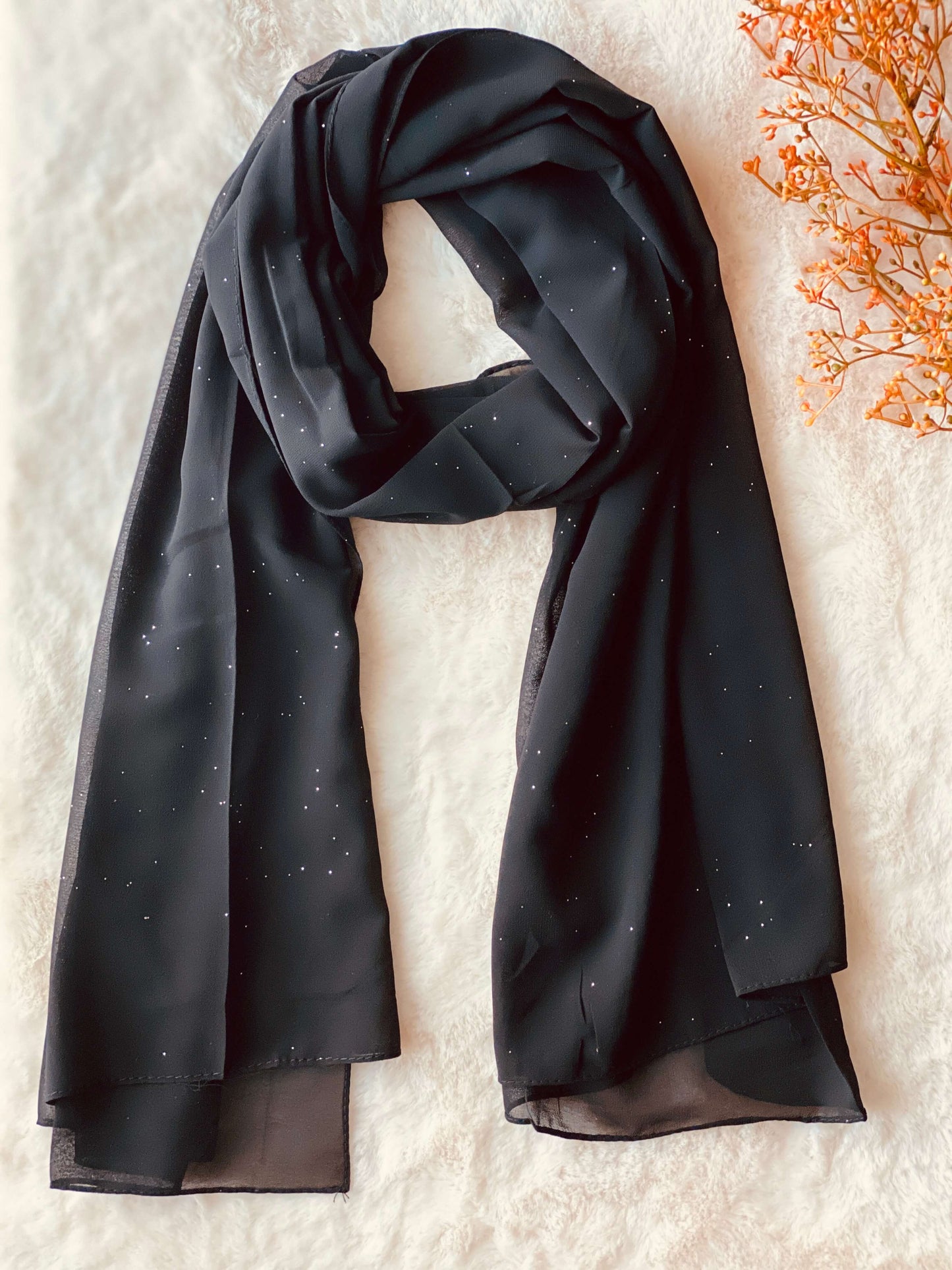5 All Black Hijab Bundle