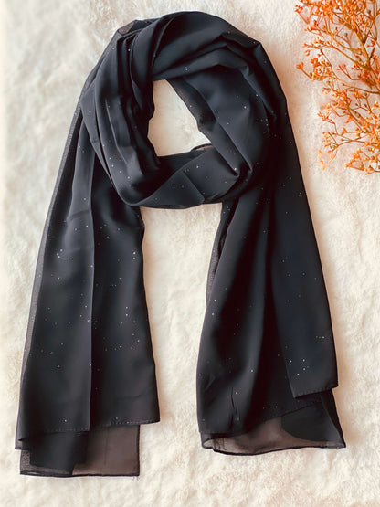 5 All Black Hijab Bundle